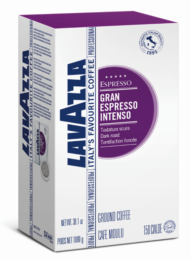 CIALI 150 Cialde Caffe Lavazza Grand Espresso Intenso Carta Ese 44Mm Per Bialetti Mokissima Tazzissima Trio Mokona Tazzona Frog Didiesse De Longhi Gaggia - immagine 1