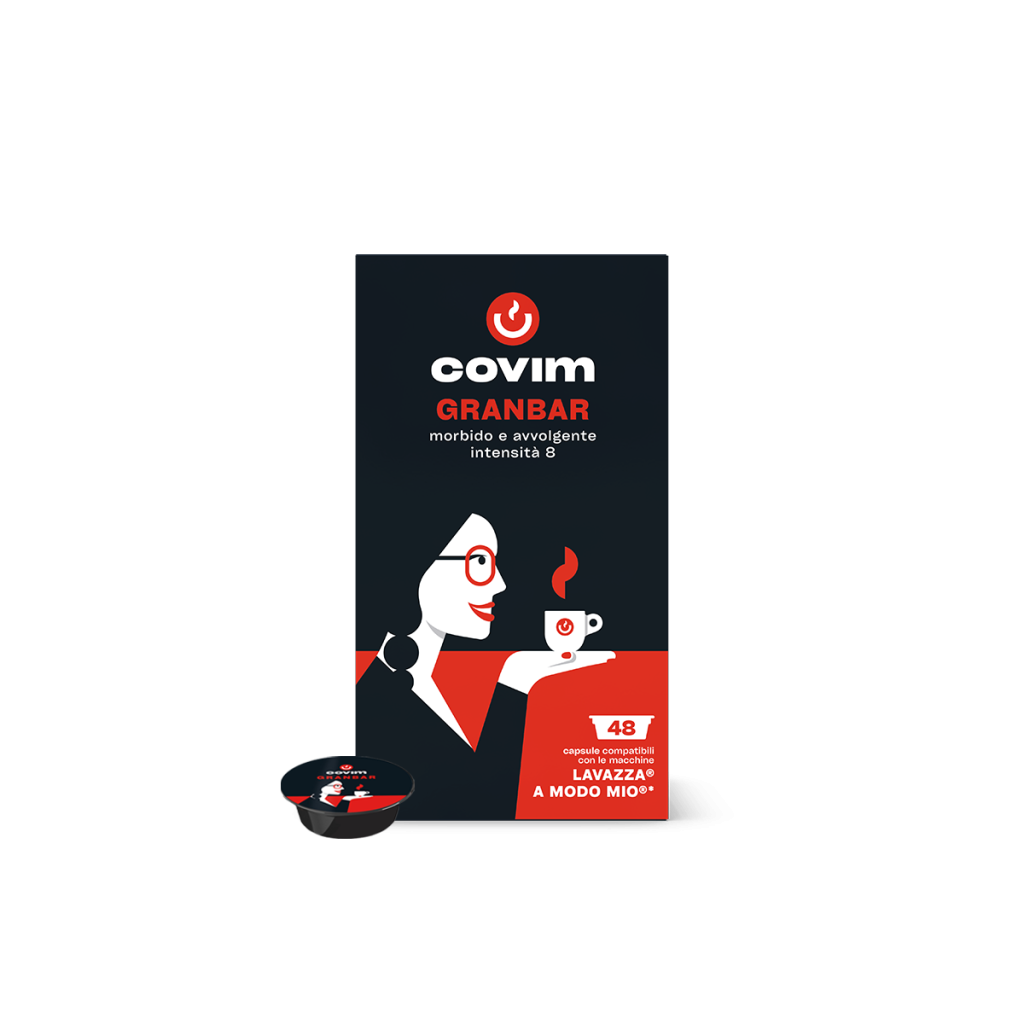 COVMMGB 96 Capsule Caffè Covim Ora Gran Bar Compatibili Lavazza A Modo Mio Electrolux Saeco Favola Minù - immagine 1