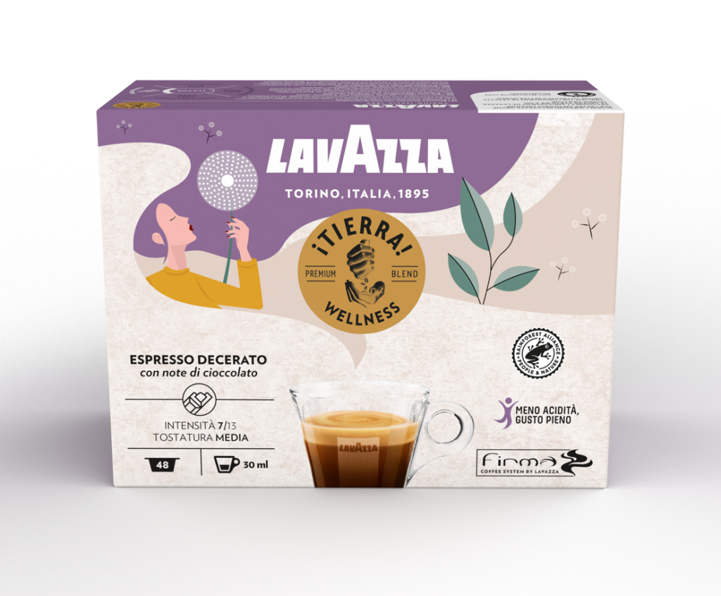 FIRDEBOX 48 Capsule Caffe Lavazza Firma Decerato Tierra Wellness - immagine 1