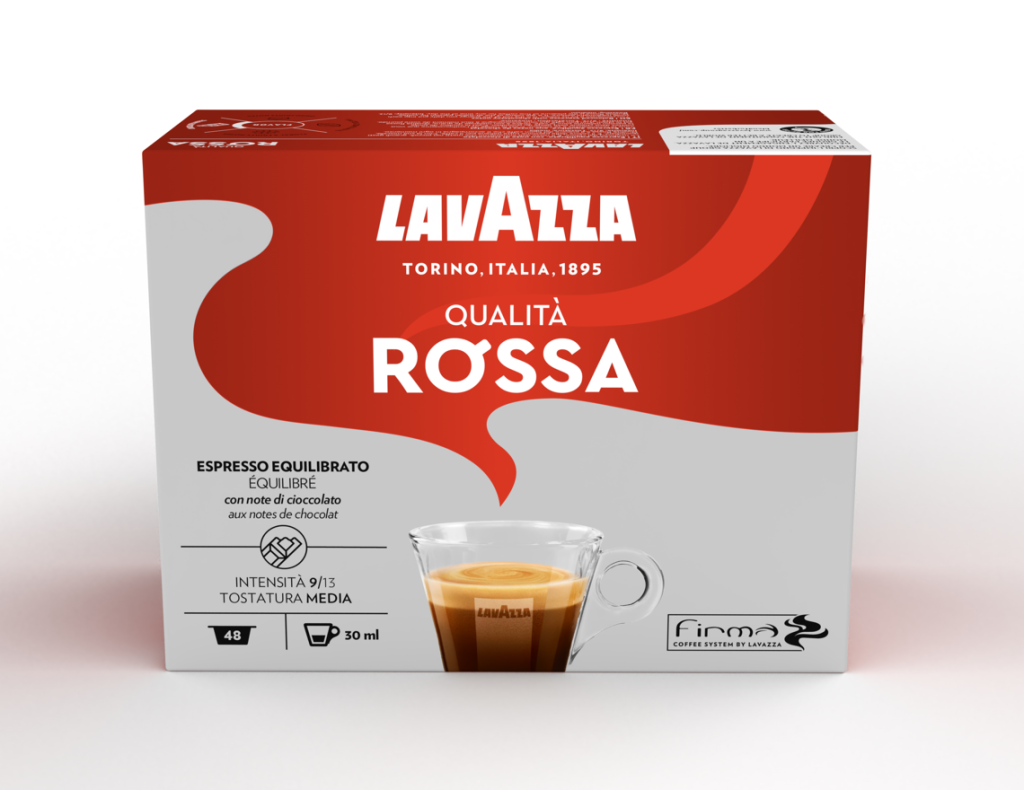 FIRQRBOX 48 Capsule Caffe Lavazza Firma Qualita Rossa - immagine 1