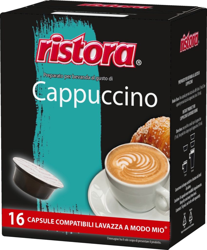 MMRCAPP 16 Capsule Ristora Cappuccino Espresso Compatibili Lavazza A Modo Mio Electrolux Saeco Simpla Piccina - immagine 1